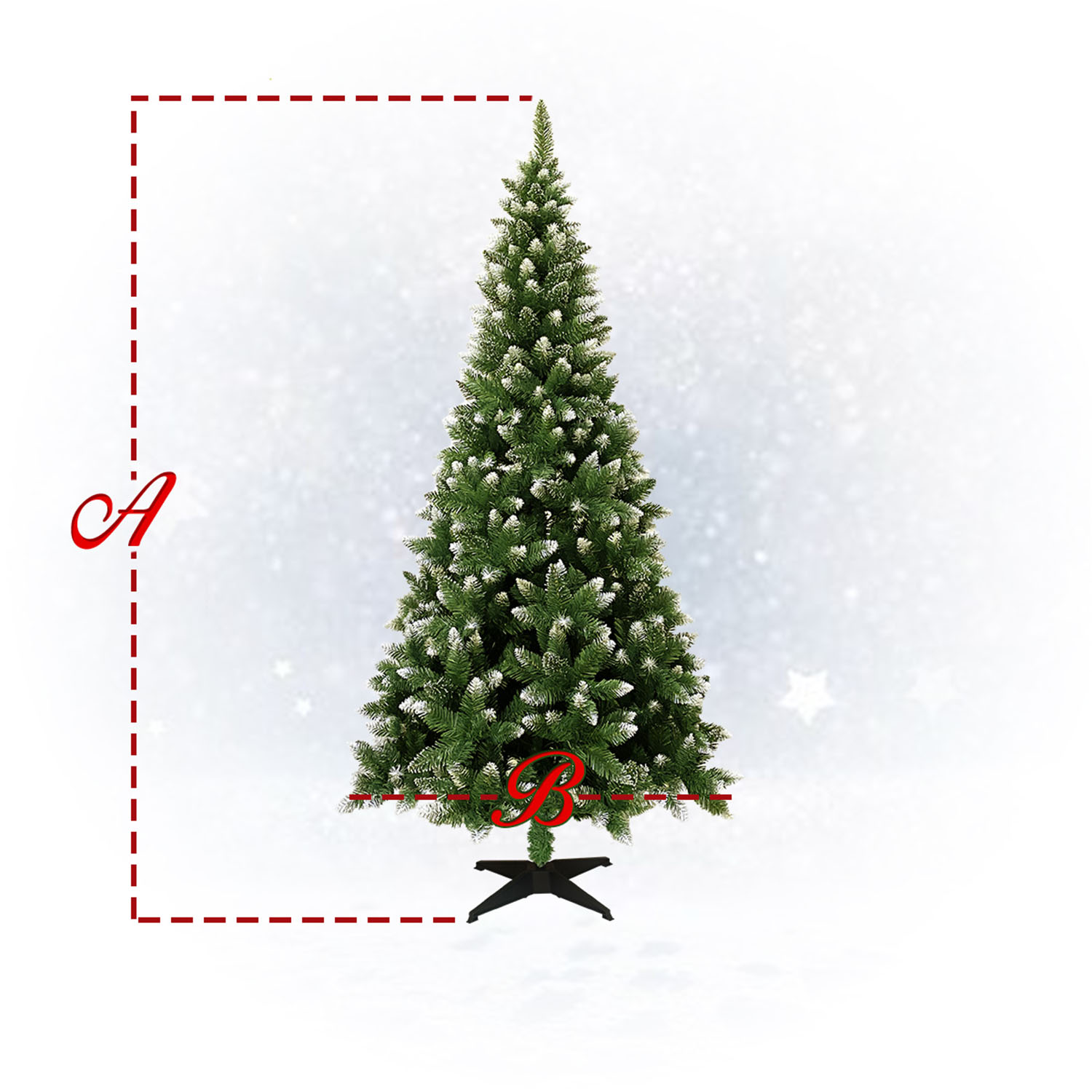 Wymiary: A = 160cm B = 45cm